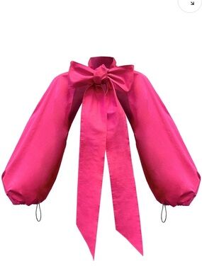 BOLERO Sleeves Fuchsia and Highlighter Yellow